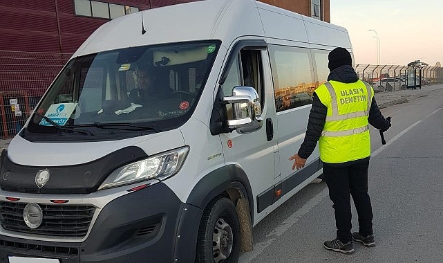 Büyükşehir’den korsan servis kontrolü