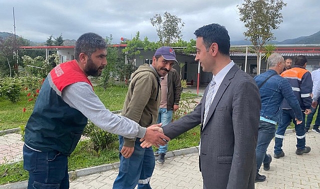 Lider Önal, haftanın birinci mesaisine şantiyelerden başladı