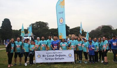 TEGV çocuklara nitelikli eğitim dayanağı için Maraton İzmir’de