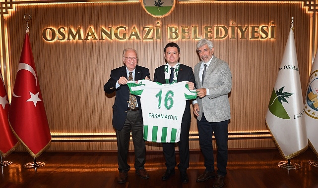 Bursaspor idaresinden Lider Aydın’a ziyaret