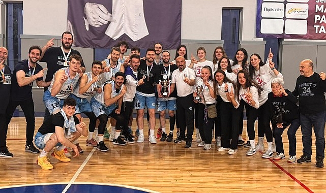 Erkek Basketbol Ekibi Avrupa Şampiyonluğu’nu hedefliyor! Üsküdar Üniversitesi Erkek Basketbol takımı Süper Lig Şampiyonu oldu!