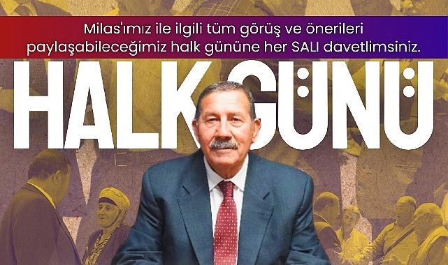 Milas Belediye Başkanı Fevzi Topuz, ilçe sakinlerinin sesini daha yakından duymak ve tahlil odaklı bir bağlantı platformu oluşturmak emeliyle “Halk Günü” uygulamasını başlattı