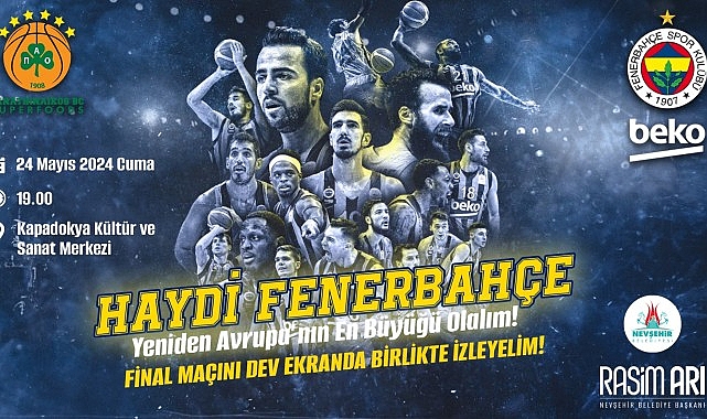 Nevşehir Belediyesi Final-Four İçin Dev Ekran Kuruyor