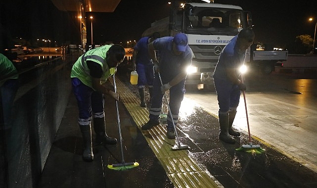 Aydın Büyükşehir Belediyesi, Kurban Bayramı öncesinde yolcu sayısının katlandığı otogarları pırıl pırıl yaptı