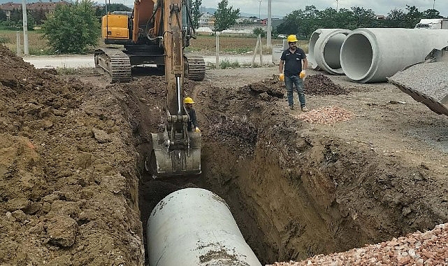 Kartepe İnönü Caddesi’ne yağmursuyu sınırı