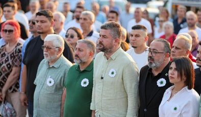 Buca’da Srebrenitsa için his dolu anma merasimi