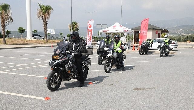 İleri sürüş motosiklet eğitimleri Yenişehir Belediyesinin dayanaklarıyla veriliyor